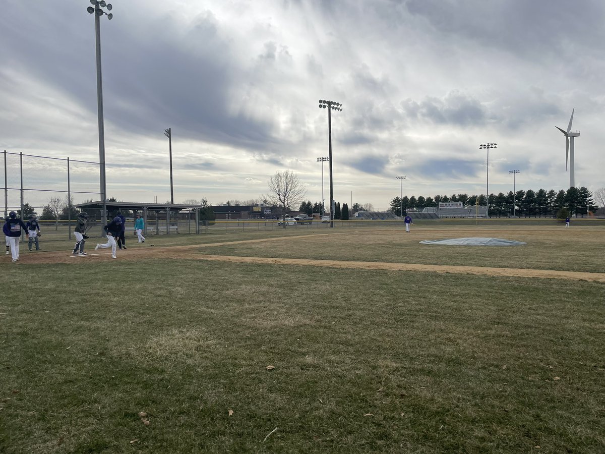 SHSTigersBall's tweet photo. Great day of practice outside and put the field to bed so it’s ready to go tomorrow for the home opener! #FieldPrep #DevelopFirst https://t.co/VKUkr9sU9q