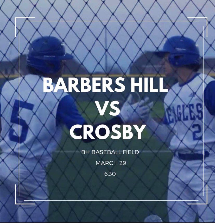 BH takes down Crosby tomorrow at 6:30!! It’ll be a fun one, you don’t wanna miss it ⚾️