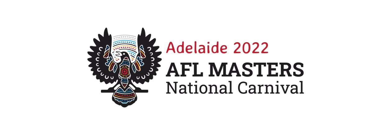 How good does our 2022 National Carnival logo look? @EventsSA 

#SeeSouthAustralia #EventsSouthAustralia #FootyForFun #AFLMasters #AFLMastersNationalCarnival #AFLM