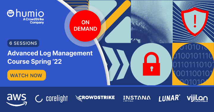 greg_underhill's tweet photo. Learn #observability tactics to scale quickly and deliver real business value. Hear speakers from @awscloud, @corelight_inc, @CrowdStrike, @InstanaHQ and @vijilansoc. Register for @MeetHumio's Adv. #LogManagement on-demand course! https://t.co/kHQ5amaxkr

#eLearning #ITtraining https://t.co/RMyxHvVgYv