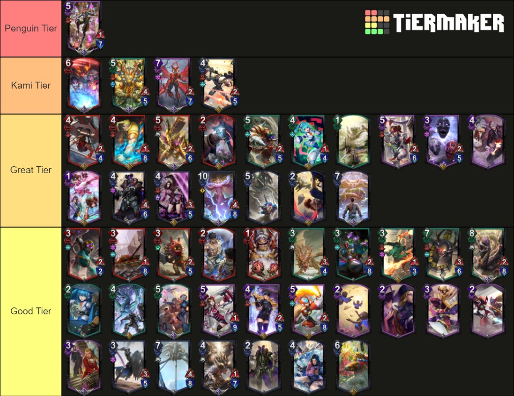 Yawley G 🍔 ヨーリG on X: The #TEPPEN Defying the Light tier list, rated by  the EX Podcast and chat! Xi Wang Mu really is the best card by a  considerable margin.