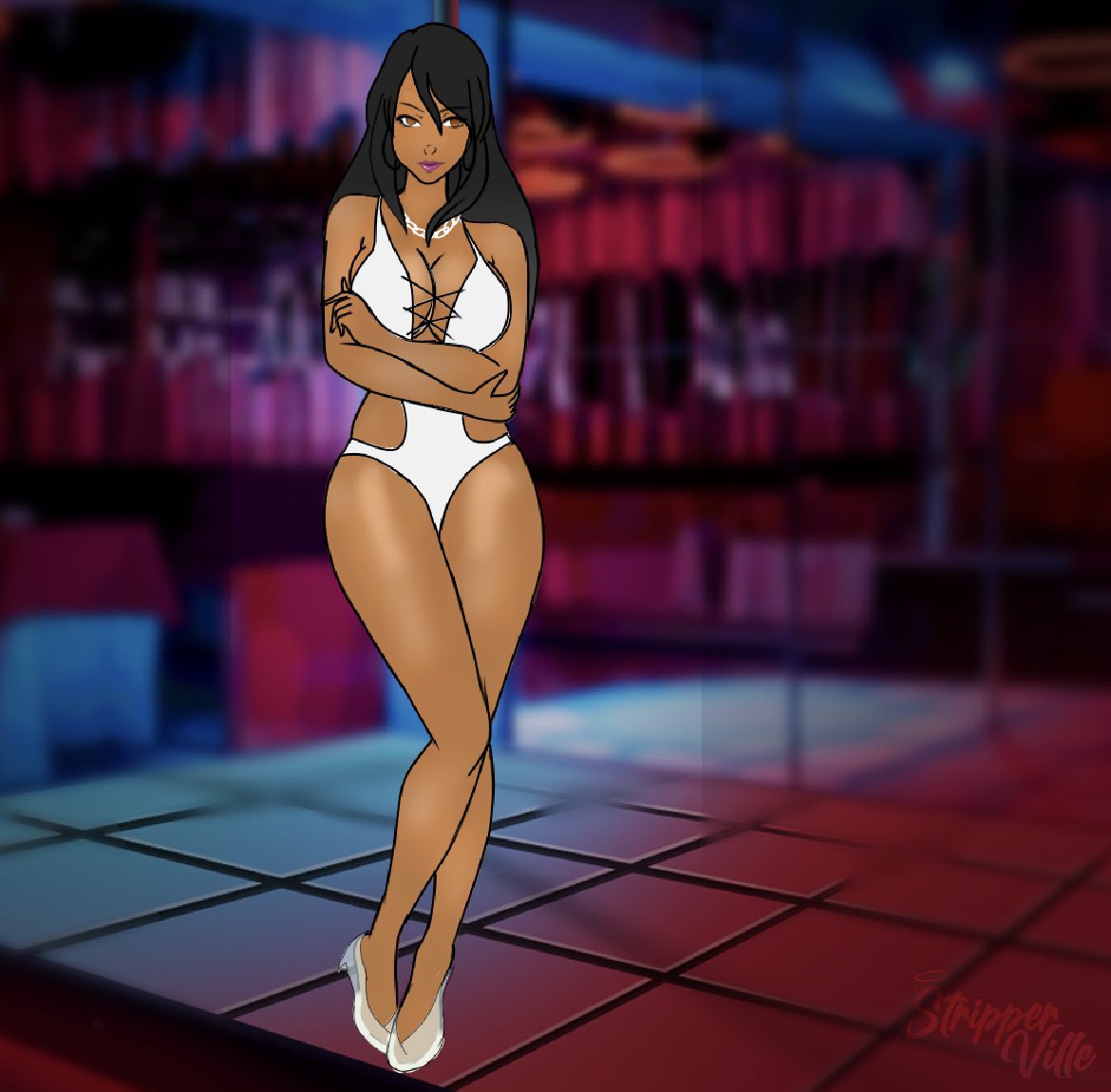 OMGinaeth's tweet photo. I own a stripper! Do you ?! @StripperVilleio This is such a fun project! Share your stripper below ! #NFTCommunity https://t.co/eHhjkpr6Se