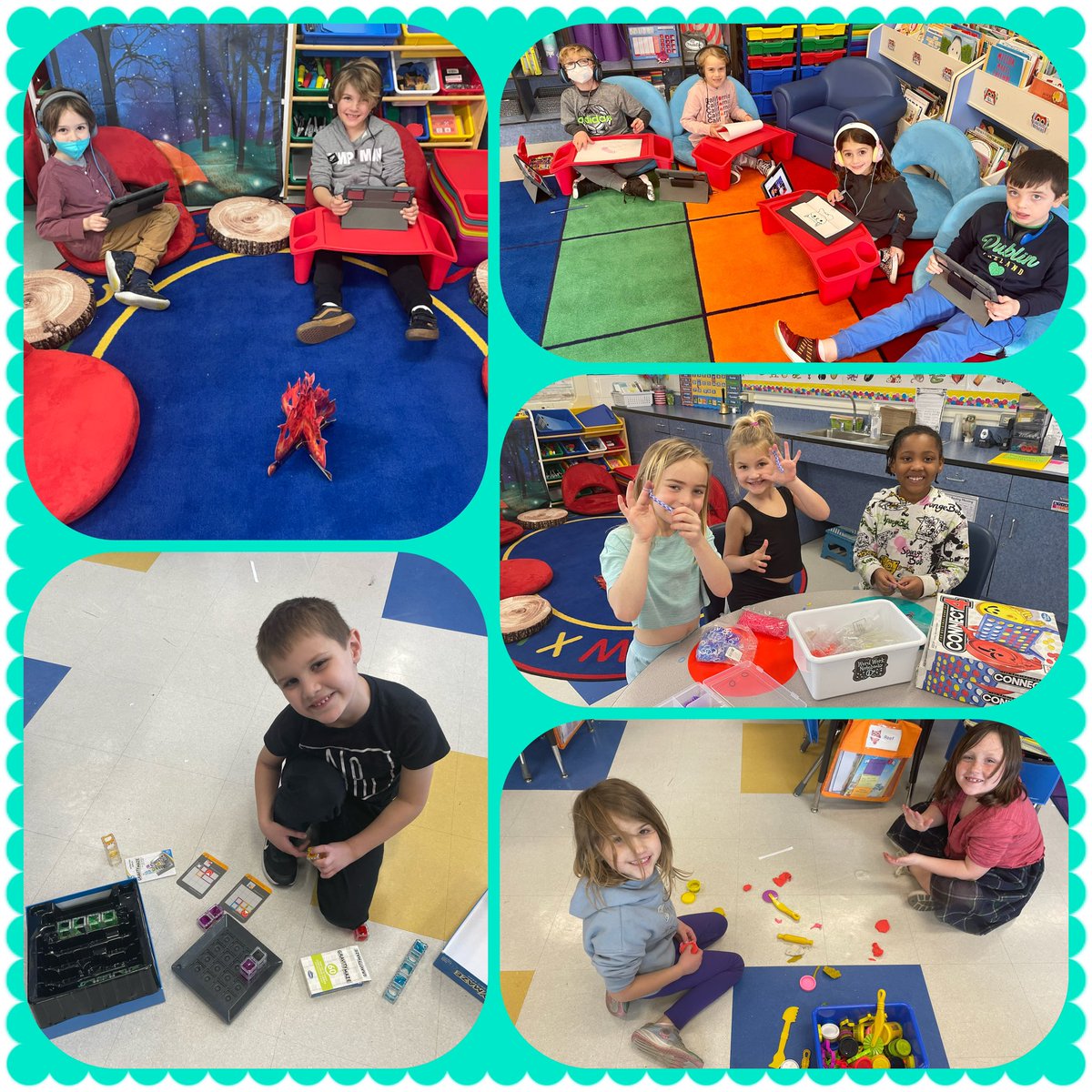 Free Choice Activity for the win! Fun in First!!!!  Creativity, Prodigy Tournaments, STEM Gravity Mazes, PlayDoh &amp; so much more. Smiles for miles 😀<a href="/WestSchoolLBNY/">West School</a>