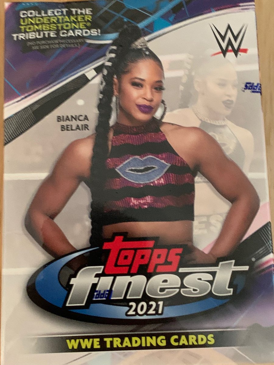CardPurchaser's tweet image. Who wants a free slightly dinged up box of 2021 Topps Finest WWE? 

Just follow @CardPurchaser and retweet this tweet!

Winner drawn from retweets Tuesday 3/29 at 9pm central!