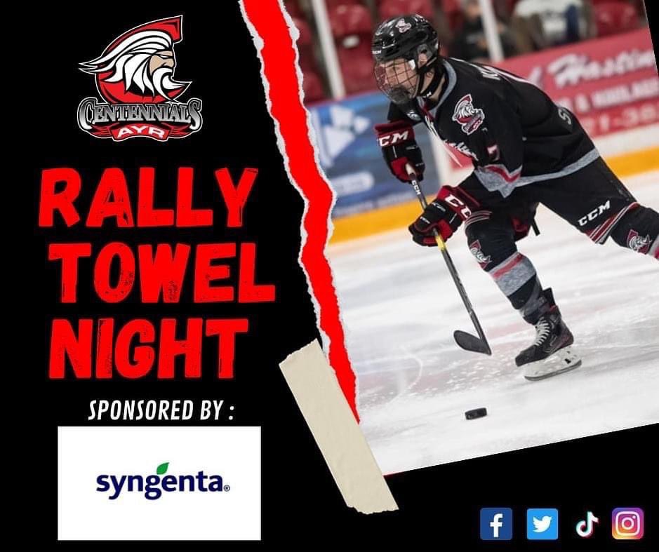 Ready for @GOJHL hockey with the <a href="/AyrCentennials/">Ayr Centennials</a> ⬇️

🗓March 31
📍NDCC
🆚<a href="/SugarKings/">Elmira Sugar Kings</a> 
⌚️730pm
📽<a href="/MyHockeyTV/">HockeyTV</a> 
🖥<a href="/519sportsonline/">519 Sports Online</a> highlights

📸<a href="/JimBalkwill/">Jim Balkwill</a> 

<a href="/IretonJason/">Jason Ireton</a> <a href="/jeffgrimwood20/">Jeff Grimwood</a> <a href="/jennycharron17/">Jenn Charron</a> <a href="/TheAyrNews/">The Ayr News</a> <a href="/519sportsonline/">519 Sports Online</a> <a href="/SpudsyCW38/">Chris Wright</a> <a href="/kerz_e/">Steve Kersey</a> <a href="/SyngentaTurfCA/">SyngentaTurfCanada</a>