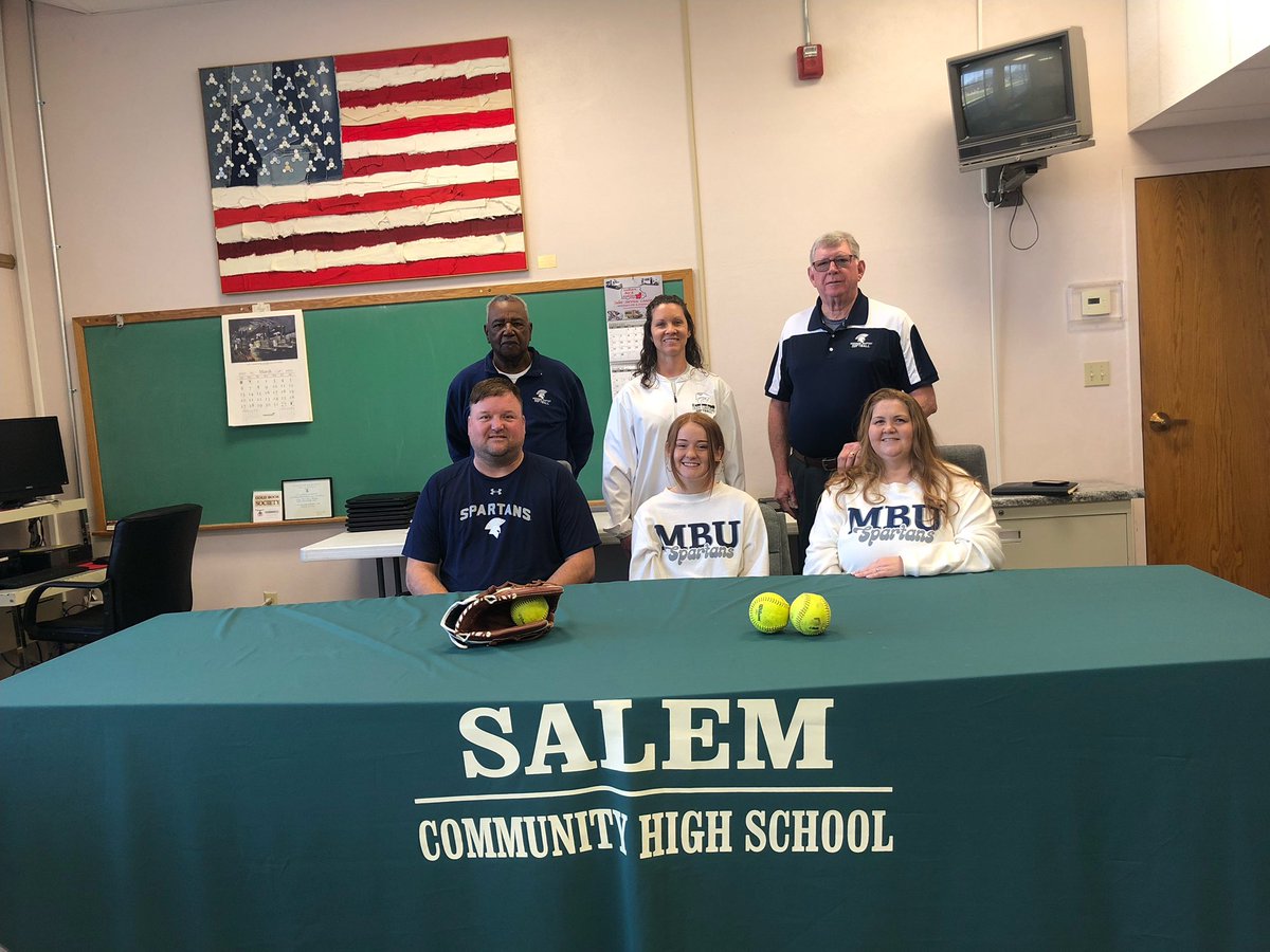 Congratulations to senior Avery Bass on signing today with Missouri Baptist.