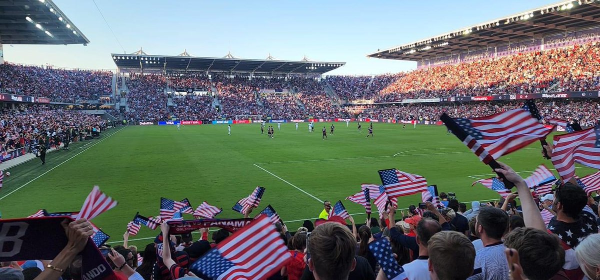 lesliefuller's tweet photo. 🇺🇸 Merica 🇺🇸 #exploriastadium #USMNT #soccer #orlandocity #usa #USAvPAN https://t.co/PSZTmSsXKT