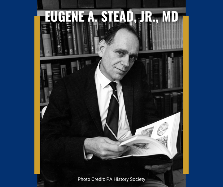 NCCPAcert's tweet photo. It's National Physicians Week! How much do you know about Dr. Eugene A. Stead, Jr., the founder of the PA profession? Read about the life and career of Dr. Stead, and how he developed the PA profession on the @pa_hx's website: https://t.co/1VB19222DE
#physiciansweek https://t.co/loYvIhkKRH