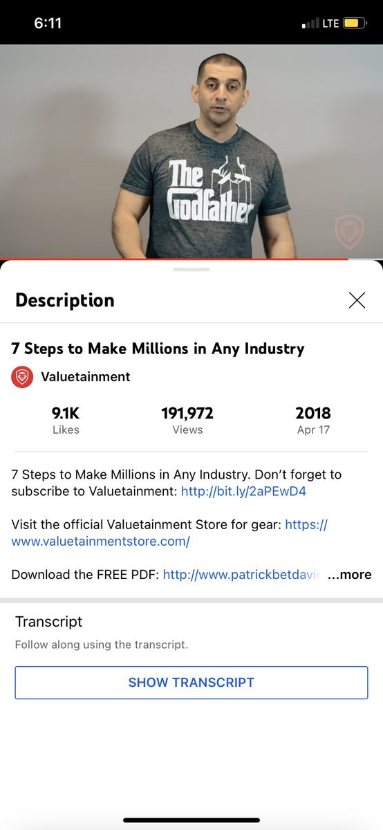 MannyreddyOwner's tweet photo. @patrickbetdavid just watched this video thanks for the videos you have on this topic was just curious if you had that book recommendation for me  to go deeper in this topic. Thanks https://t.co/kveWRFrW7v