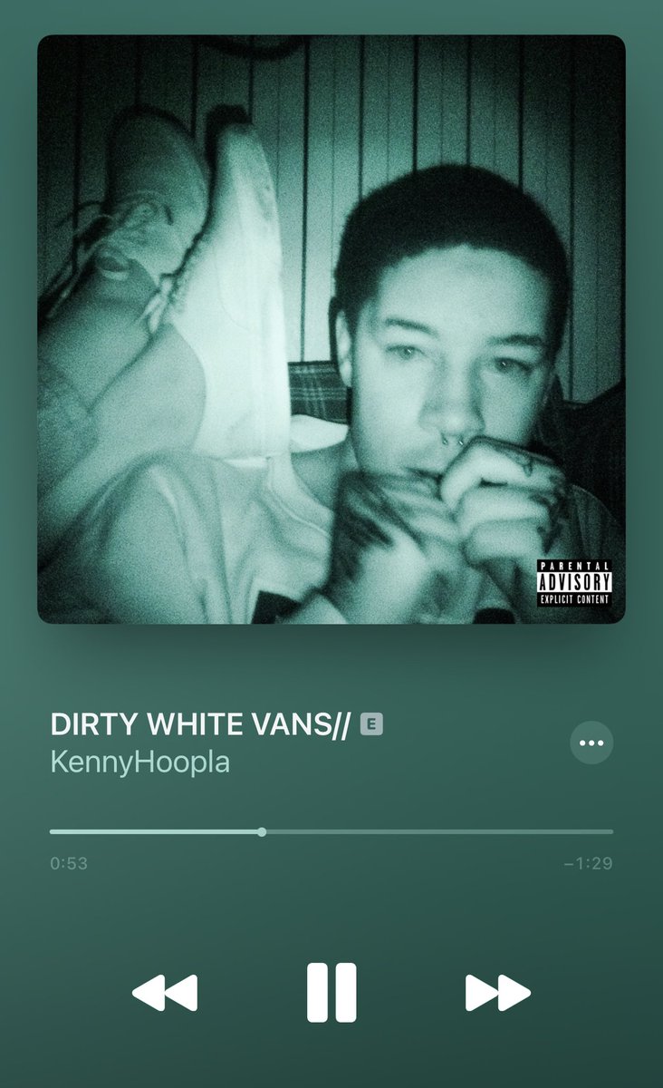 ArianaArsenault's tweet photo. my running playlist tends to be one song on repeat till I kill it. this week it’s this😍 #dirtywhitevans https://t.co/eijLmpb6IY