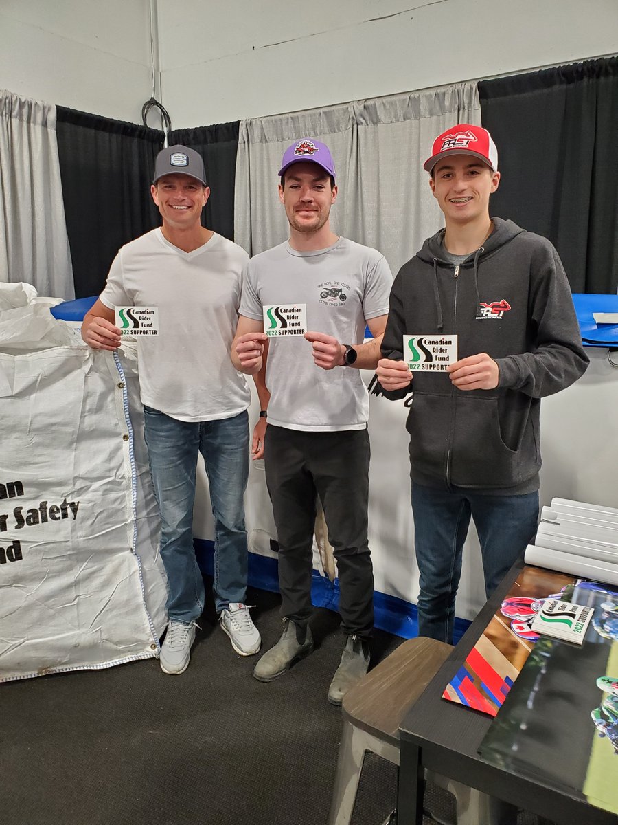 softbarrier's tweet photo. Better late than never - thanks to the North American Motorcycle Supershow for helping us connect with so many great people this past weekend.
Thanks to all those that stopped by to learn about the fund and what we are doing.
@Benyoung_86 @ABurnsRacing
#supportthesport https://t.co/hkGThEUOFh