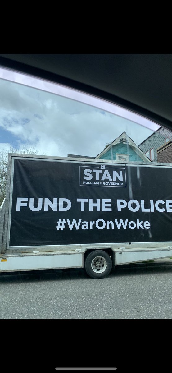 PDXChudWatch's tweet photo. Spotted today around 1PM was this absolute Chudmobile near N Mississippi &amp; Shaver in the vicinity of The Red House.

Stan Pulliam, current Republican Mayor of Sandy OR &amp; local Portland swinger, is running for OR Governor on a strict campaign of "law &amp; order". https://t.co/WTFM4qNrW9