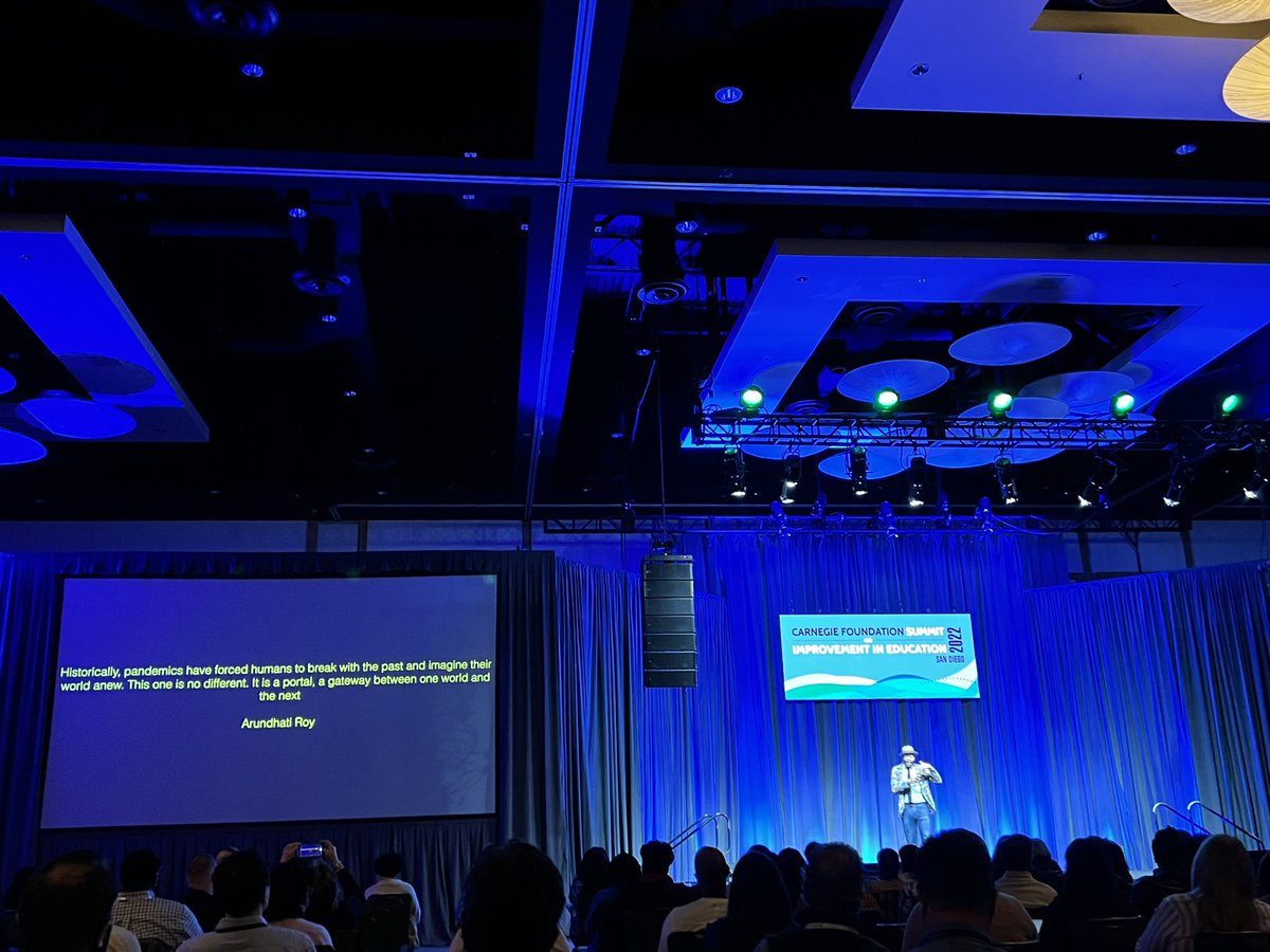 “The art within you is closer to your authenticity than your respectability.” Real talk by <a href="/chrisemdin/">Christopher Emdin</a> at #CarnegieSummit2022