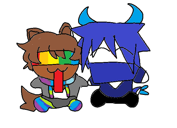 officialameri11's tweet photo. I DRE A FRIEND OC AND MY OC (THEY ARE GAY) https://t.co/pfBpSIn4hH