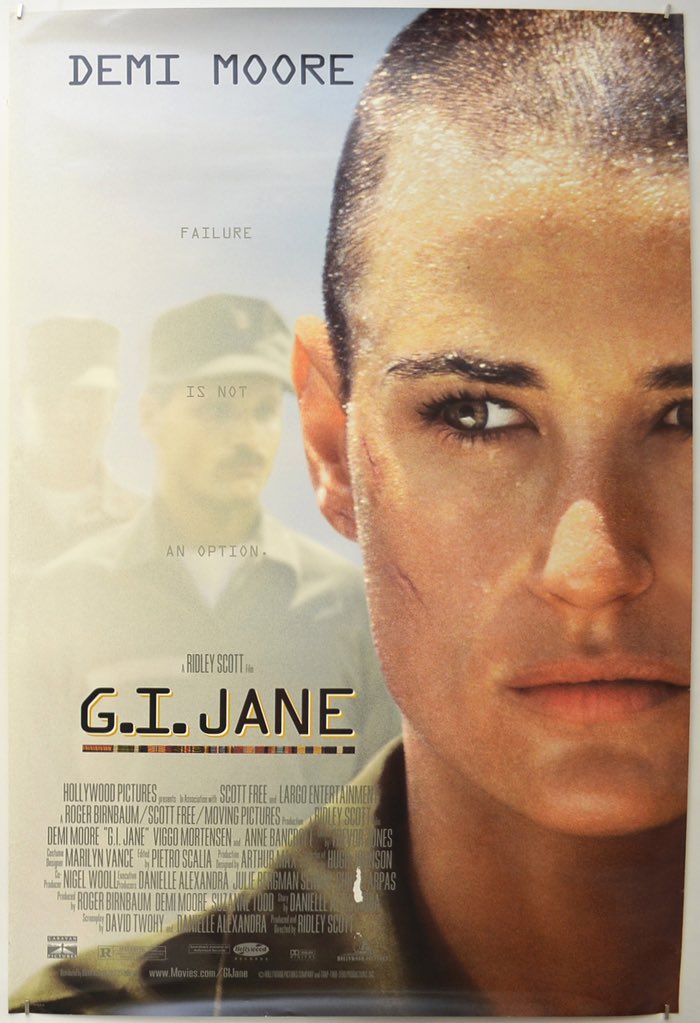 It sucks to be compared to the stunning Demi Moore in G.I. Jane, said no woman ever…