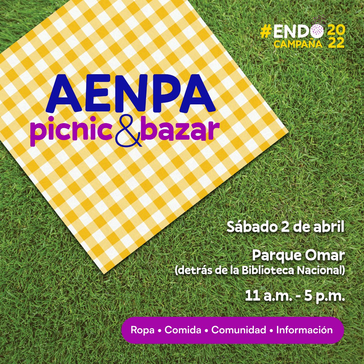 No faltes a nuestro cierre de 
de #EndoCampaña2022 y nuestro gran evento de recaudación de fondos. Comparte con nosotros este gran día #CaminandoJuntos #UnaDécadaAenpa