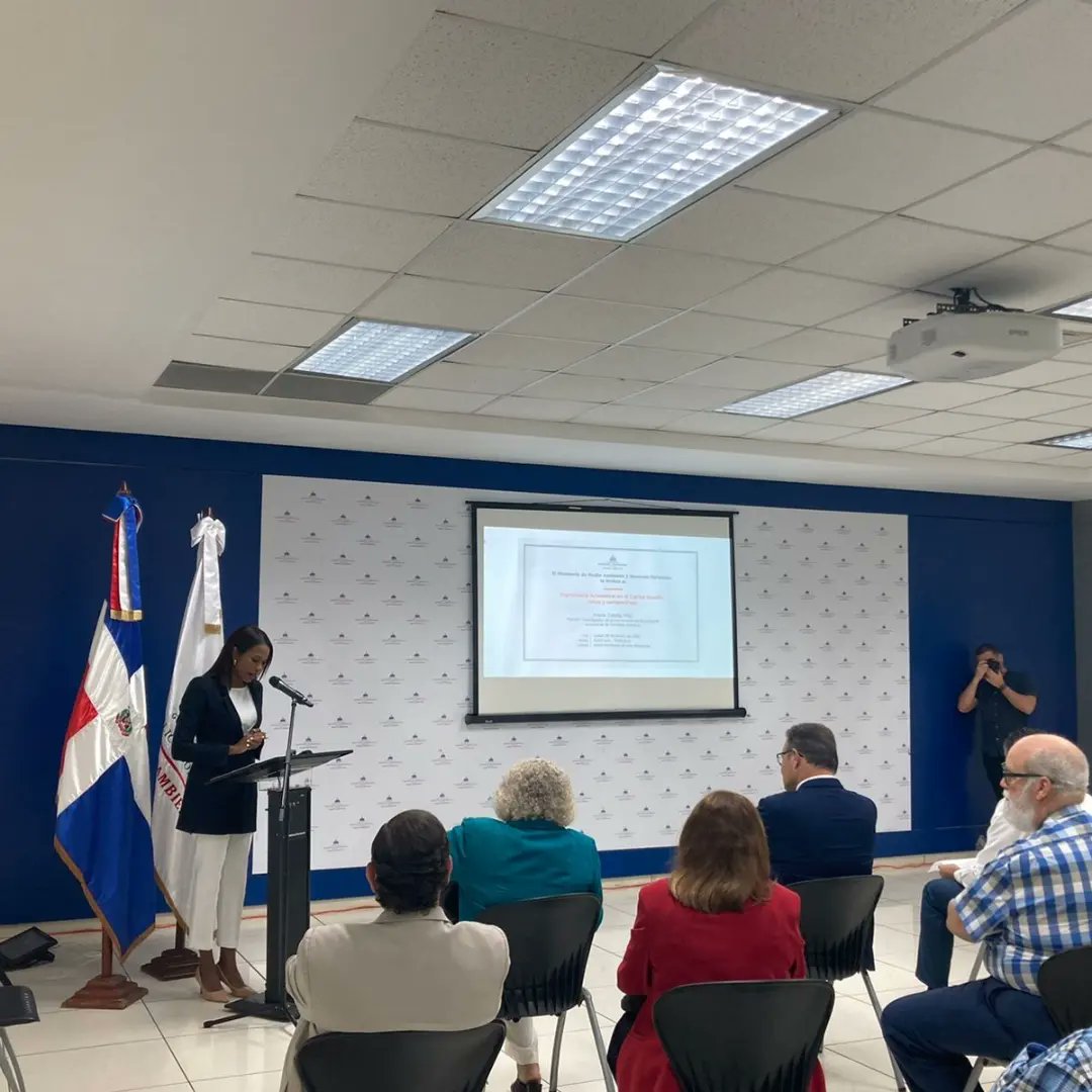 IwecoRD's tweet photo. En el día de hoy participamos en la conferencia organizada por @ambienterd “Diplomacia ambiental en el caribe insular: retos y perspectivas” #NosImportaElFuturo #CaringForTheFuture #IwecoRD #iweco https://t.co/St4FBjBO5S