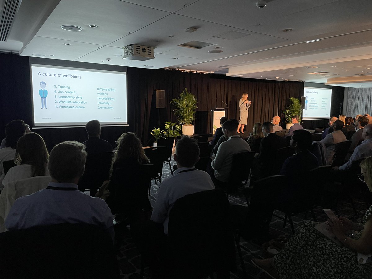 How to move from the #GreatResignation to a #GreatRetention for your firm. 
Biggest tips: #Listen to your employees!
Look at the #data. 
Cultivate a work #culture of #wellbeing. Thank you for the insightful keynote <a href="/ashfelll/">Ashley Fell</a> at #SFDOUnite22! 
#SFDOPartners