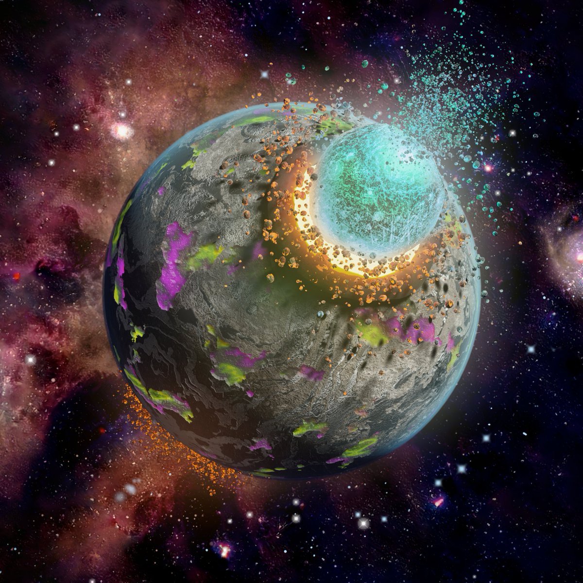 PlanetariumNFT's tweet photo. The comet is merging with the Planet of rainbow waterfalls. We'll see what happen next 😉
#NFT #NFTlaunch #Nfts #NFTcommunity #NFTshill https://t.co/xNy3X8xIHf