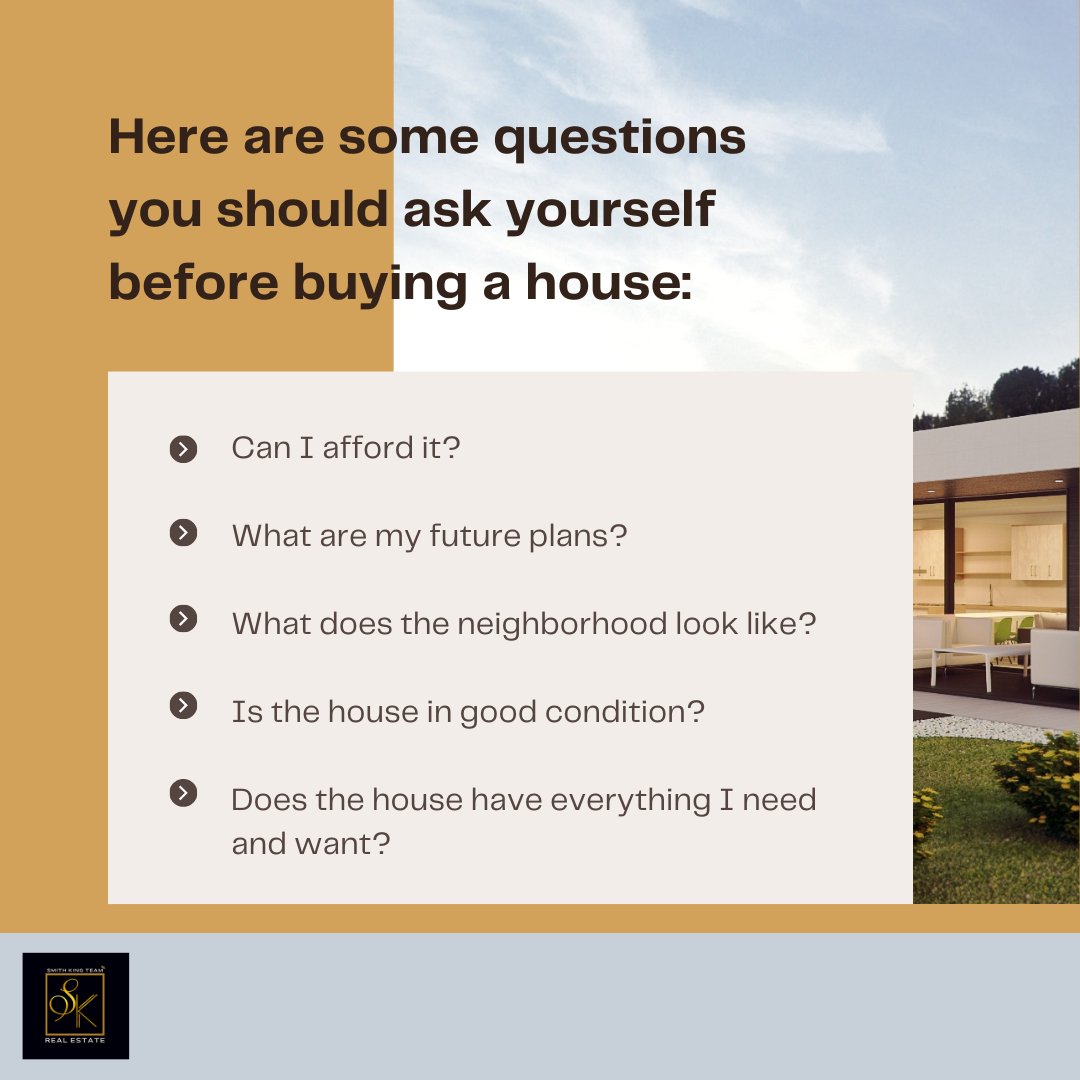 Buying a property could mean nerve-breaking stress, especially without the guidance of a real estate agent. 

Here are some self-assessing questions that might help you to decide. 👏
#realestatetips
#smithteamlv
#lasvegas
#vegasrealestate