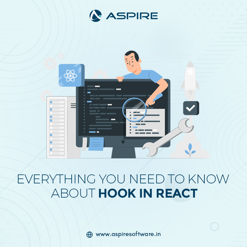 aspiresoftserv's tweet image. Everything You Need To Know About HOOK IN REACT
It cover all about hook concepts in react like what is a hook in react, types of react hooks, basic hooks, additional hooks, time.
Read here: bit.ly/35Whfhi
#hook #react #reacthook #aspire #aspiresoftserv #aspiresoftware