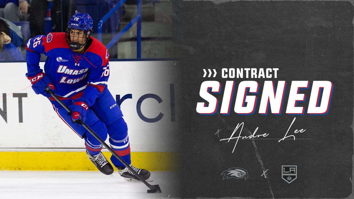 From the Mill City to the City of Angels 👑
 
Congrats to our very own Andre Lee on inking a two-year, entry-level deal with the <a href="/LAKings/">LA Kings</a>!
 
🔗: bit.ly/36Rzbu0
 
#UnitedInBlue | #HockeyEast