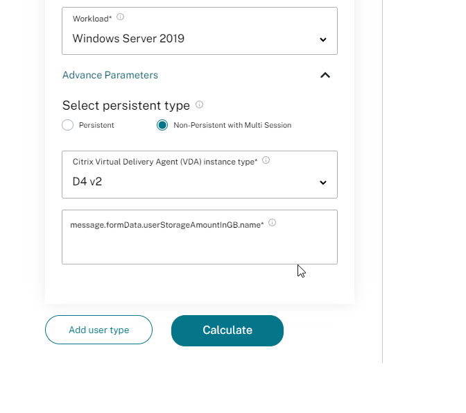 flinty1972's tweet photo. @CitrixEMEA  
 why can't I pick a D8as v5 vm?  And what is second box? https://t.co/e4SRmweN6K https://t.co/M0hJDinEqF