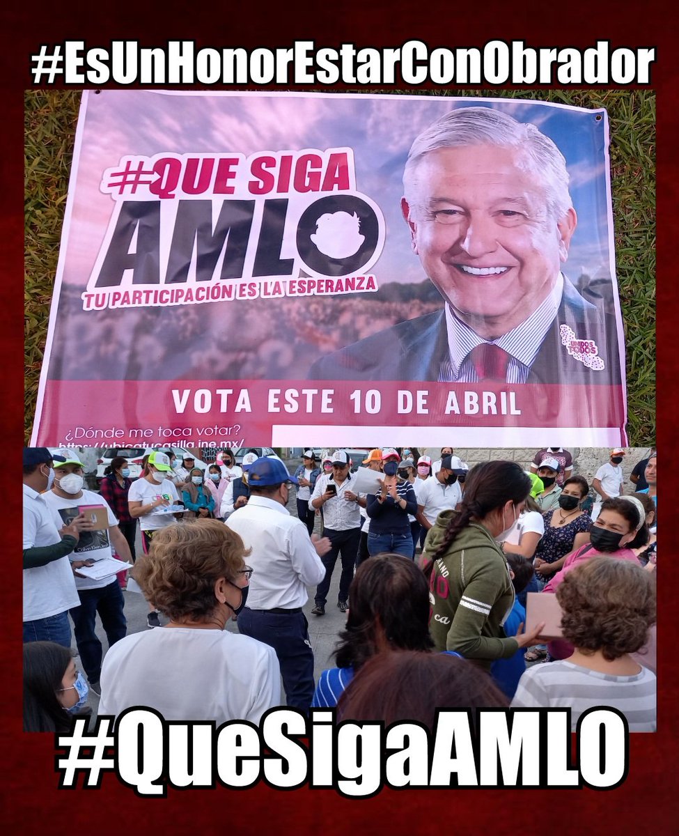 violetamg10078's tweet photo. Excelente convivencia de personas Veracruzanas conscientes que apoyarán este 10 de abril para que..
#LaRevocaciónDeMandatoVa
#QueSigaAMLO 🇲🇽
 Nuestro querido Presidente  @lopezobrador_  une a su pueblo, todo fue risas, algarabía y mucho entusiasmo por ir a las urnas #AMLOSeQueda https://t.co/xK5l21wfx8
