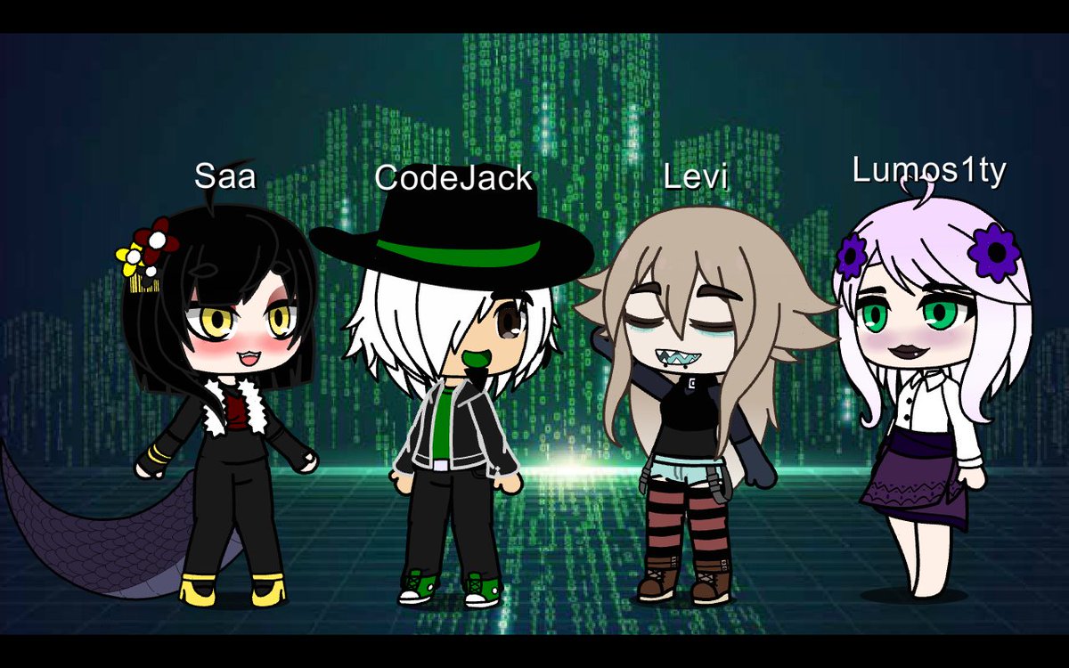 CodeJack2468's tweet image. I hope you three like this picture of me with you guys in Gacha Club @SaaVLewd , @LeviENVT , and @Lumos1ty_ ! &amp;lt;:)

#GachaClub #CodeJack #VTuber #VTubers #Artist #ArtistOnTwitter