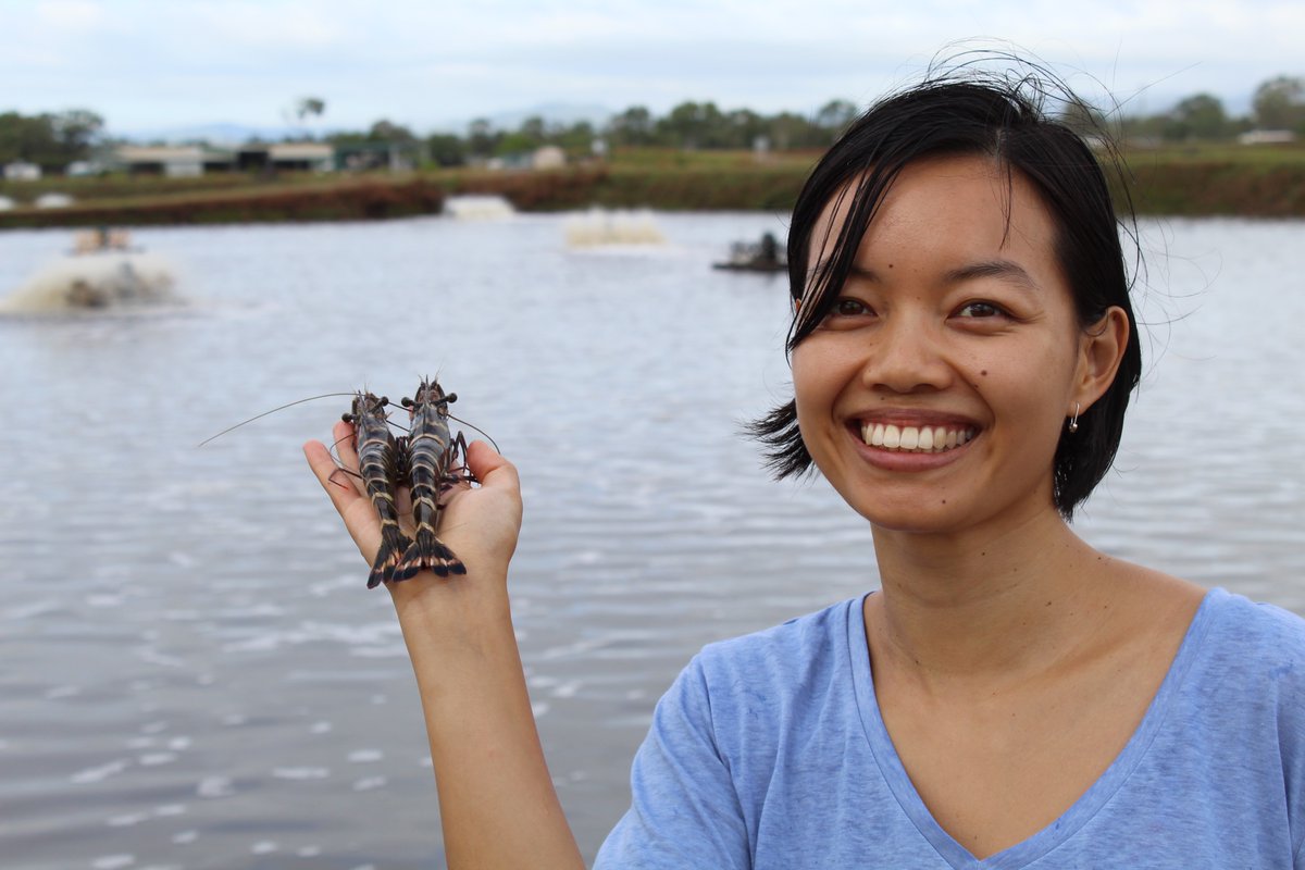 Science_Academy's tweet photo. Our next #SurprisingScience event will see two raw topics intersect in the most unexpected way. On April 12, hear first from Dr Ha Truong (@HaInScience) who conducts research at @CSIRO to improve the sustainability &amp; viability of Australian aquaculture. Specifically, prawns. https://t.co/cDSG2C2Pq1