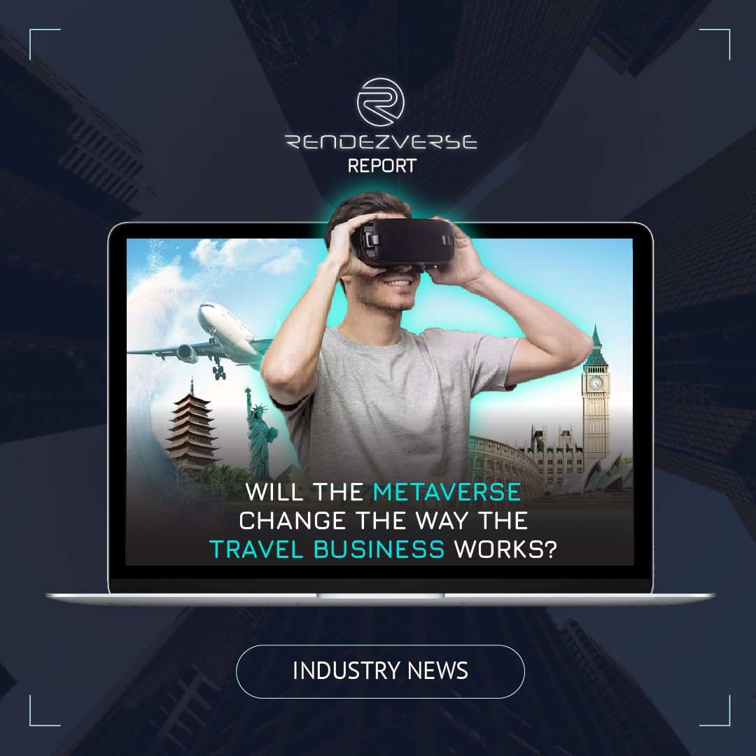 rendezverseai's tweet photo. #Metaverse has a huge impact on the travel business but it cannot replace travel completely. ✨

However, it will complement travel in a big way, and over time, it will be an essential part of the travel ecosystem. 
#Rendezverse #Hotelmetaverse #hotel https://t.co/QFxFQr4ep1