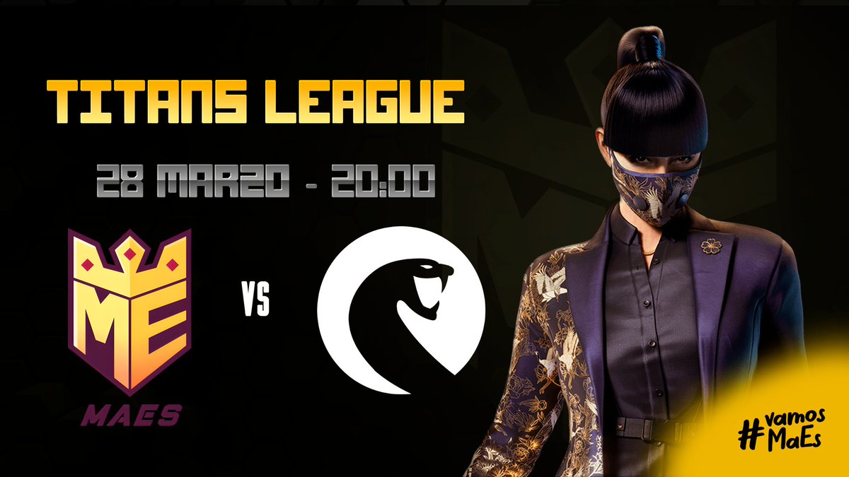 #gameday Hoy nos enfrentamos contra nuestros rivales @VipersGamingGG en la <a href="/TitansLeague1/">Titans League</a>. Sigue la transmisión en vivo justo en este momento por twitch.tv/titansleague.

💛💜#vamosMaEs💛💜