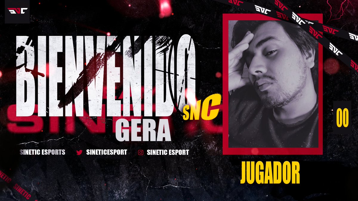 SineticEsports's tweet photo. Y seguimos con las presentaciones del día de hoy, ahora con otro integrante completando cada vez más el gran roster de #valorant que darán cara en la Open Quailifier 2. 

¡Bienvenido @SBGera_ !

#WeHaveADream #GoSNC 🤍 https://t.co/ZRZRhpWOlJ