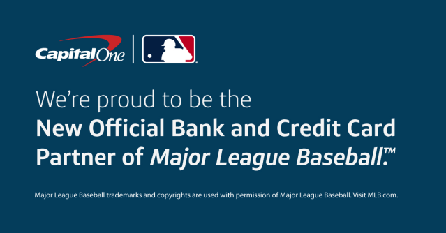 Scott Stanzel (@scottstanzel) on Twitter photo Is it too soon for a bat flip? Because this feels like a home run! <a href="/CapitalOne/">Capital One</a> will add even more value for cardholders as the new official bank and credit card partner of Major League Baseball & presenting sponsor of the World Series. Batter up! bit.ly/3DmkICI Is it too soon for a bat flip? Because this feels like a home run! <a href="/CapitalOne/">Capital One</a> will add even more value for cardholders as the new official bank and credit card partner of Major League Baseball & presenting sponsor of the World Series. Batter up! bit.ly/3DmkICI