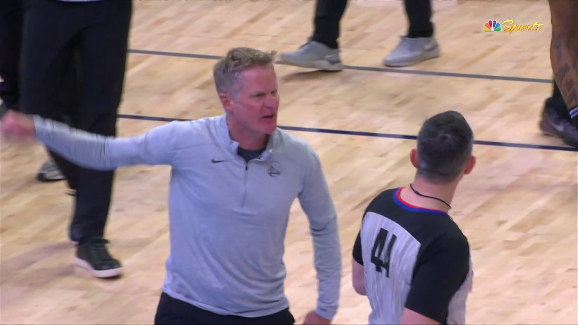 Warriors on NBCS on Twitter: "Steve Kerr was ejected at the end of the
