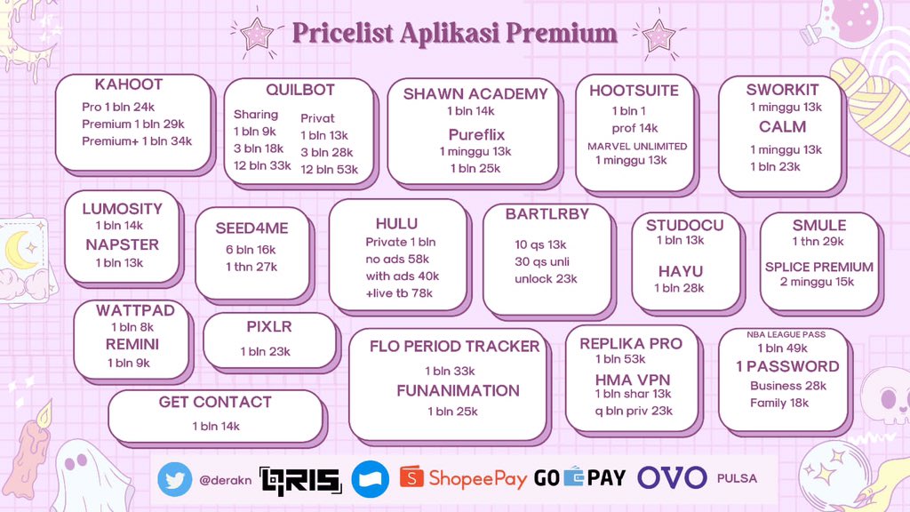 derakn's tweet photo. 🪄 HBO GO
—♡ sharing 
20k / 1bln

—♡ privat
73k / bln

∞ bukan mod,legal,bergaransi 
∞ 115 testi &amp; wa https://t.co/icGxqPFhT0

t.jual hbo go hbo max prezi grammarly procreate goodnotes netflix spotify wetv iqiyi vidio https://t.co/fX527a9OBK