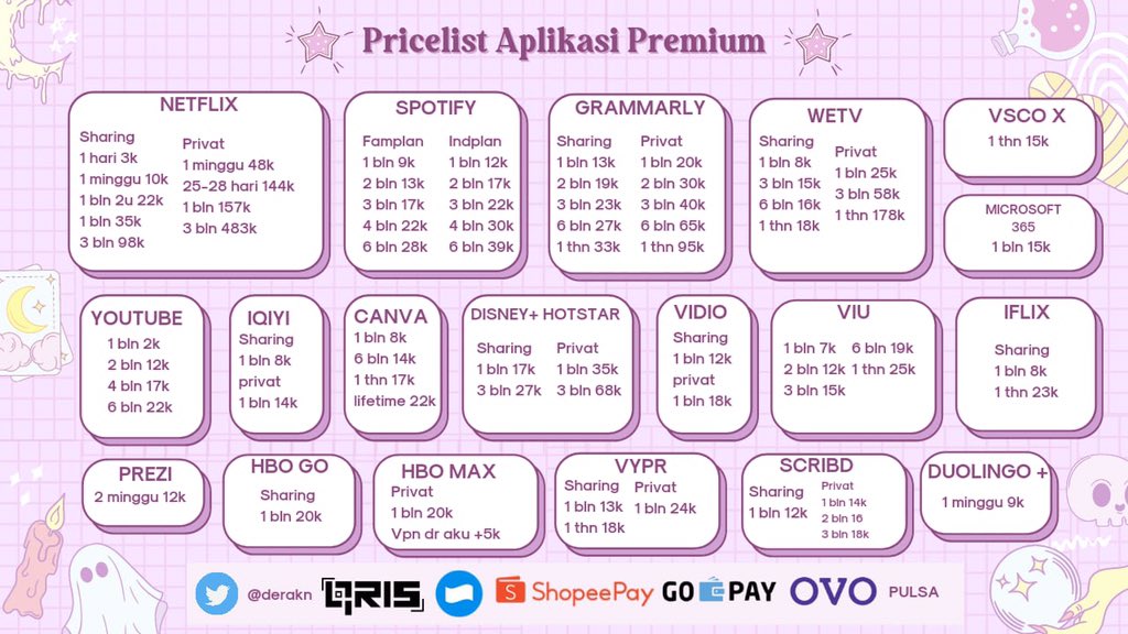 derakn's tweet photo. 🪄 HBO GO
—♡ sharing 
20k / 1bln

—♡ privat
73k / bln

∞ bukan mod,legal,bergaransi 
∞ 115 testi &amp; wa https://t.co/icGxqPFhT0

t.jual hbo go hbo max prezi grammarly procreate goodnotes netflix spotify wetv iqiyi vidio https://t.co/fX527a9OBK