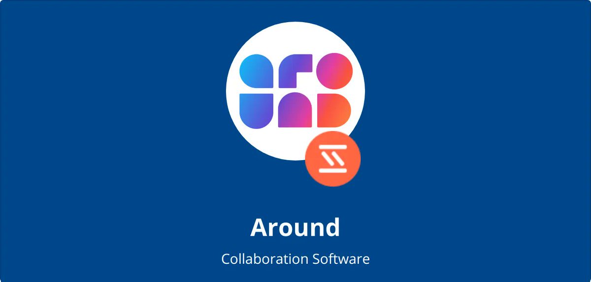 startupstash's tweet photo. Exhausted by video meetings? @Around_HQ's radically unique video calls reduce fatigue and are designed for modern remote teams. https://t.co/czeVp5WEXl #communication #collaboration #team https://t.co/yah4bkD8tg