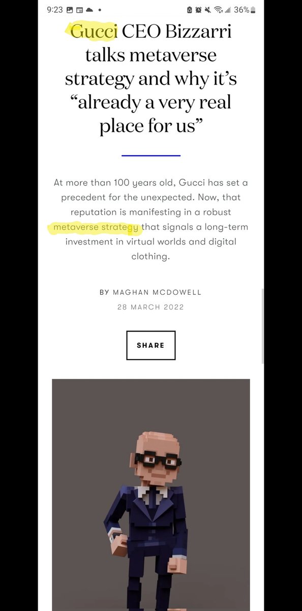 TheCryptoLif7's tweet image. 🧭Gucci knows what time it is they are our @TheSandboxGame neighborhood TCLers !!

Businesses will be displaced if they don&apos;t change with the times and implement a #Metaverse stratagey that&apos;s why iconic brands like Gucci is still standing after 100yrs

#SandboxAlphaS2Contest