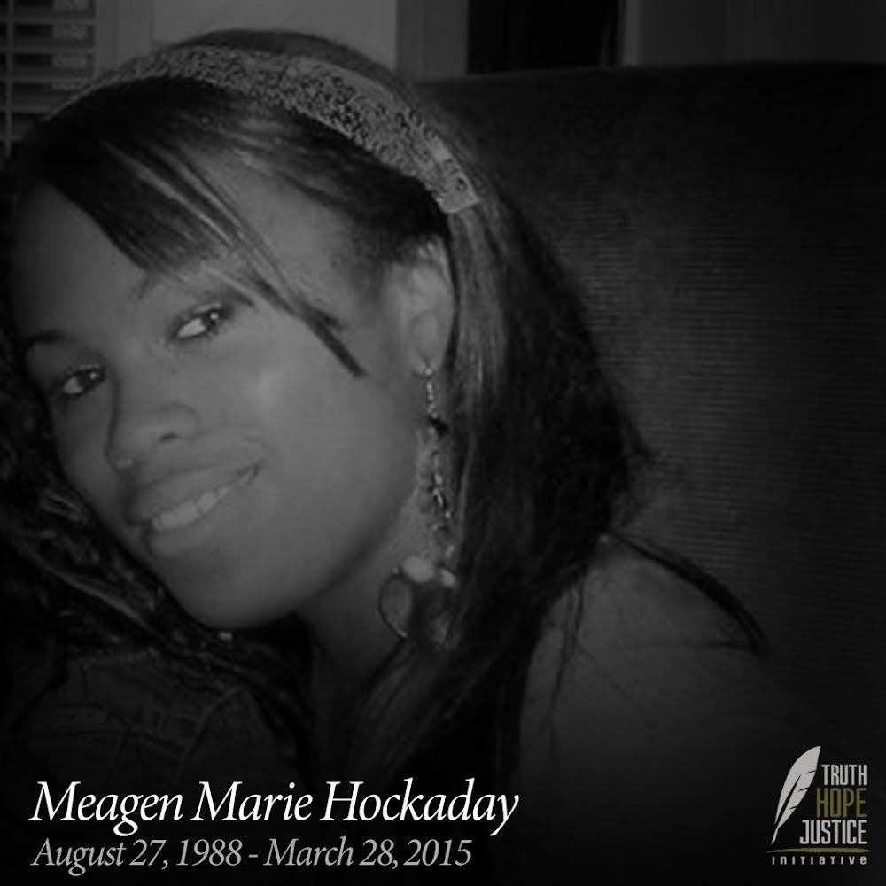 THJInitiative's tweet photo. Seven years ago today, Meagen Hockaday was killed by an Oxnard Police Officer. Meagen was a mother to three children who witnessed her death. Meagen was sweet and giving. Today, we are sending love to her mother, Monique, her children, and the rest of her family and friends. https://t.co/Q29tvjmRGB