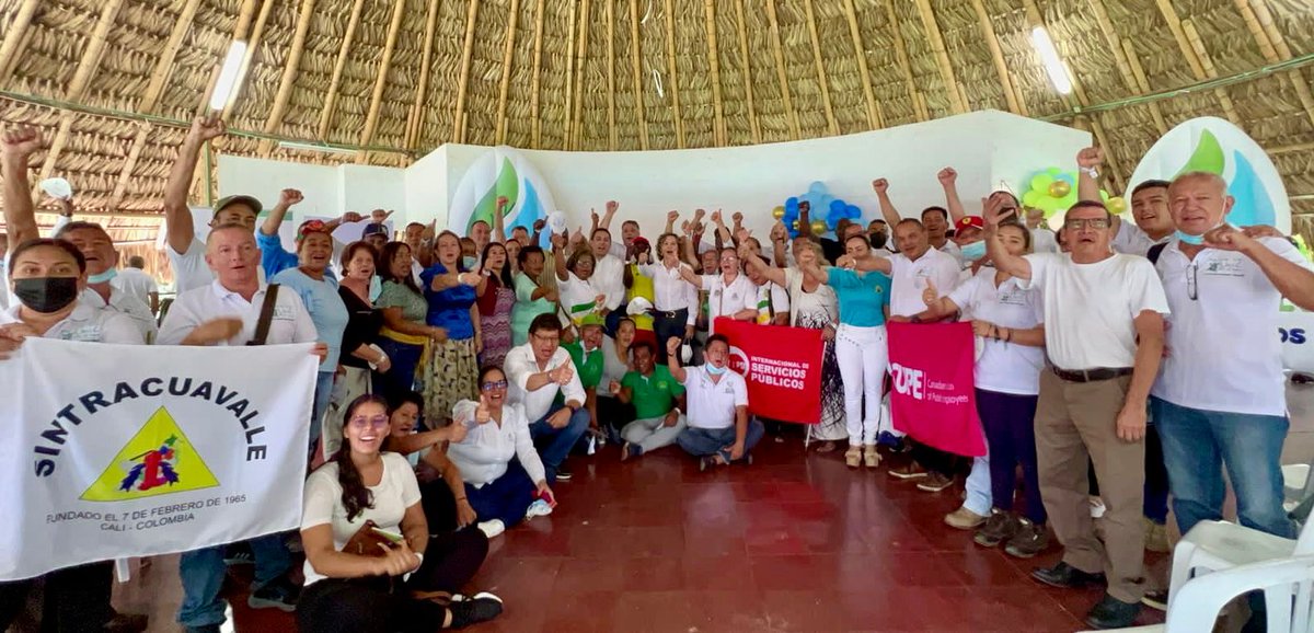 Exito@total El lanzamiento del Plan Social Unidos por el agua en manos públicas el Municipio de Florida