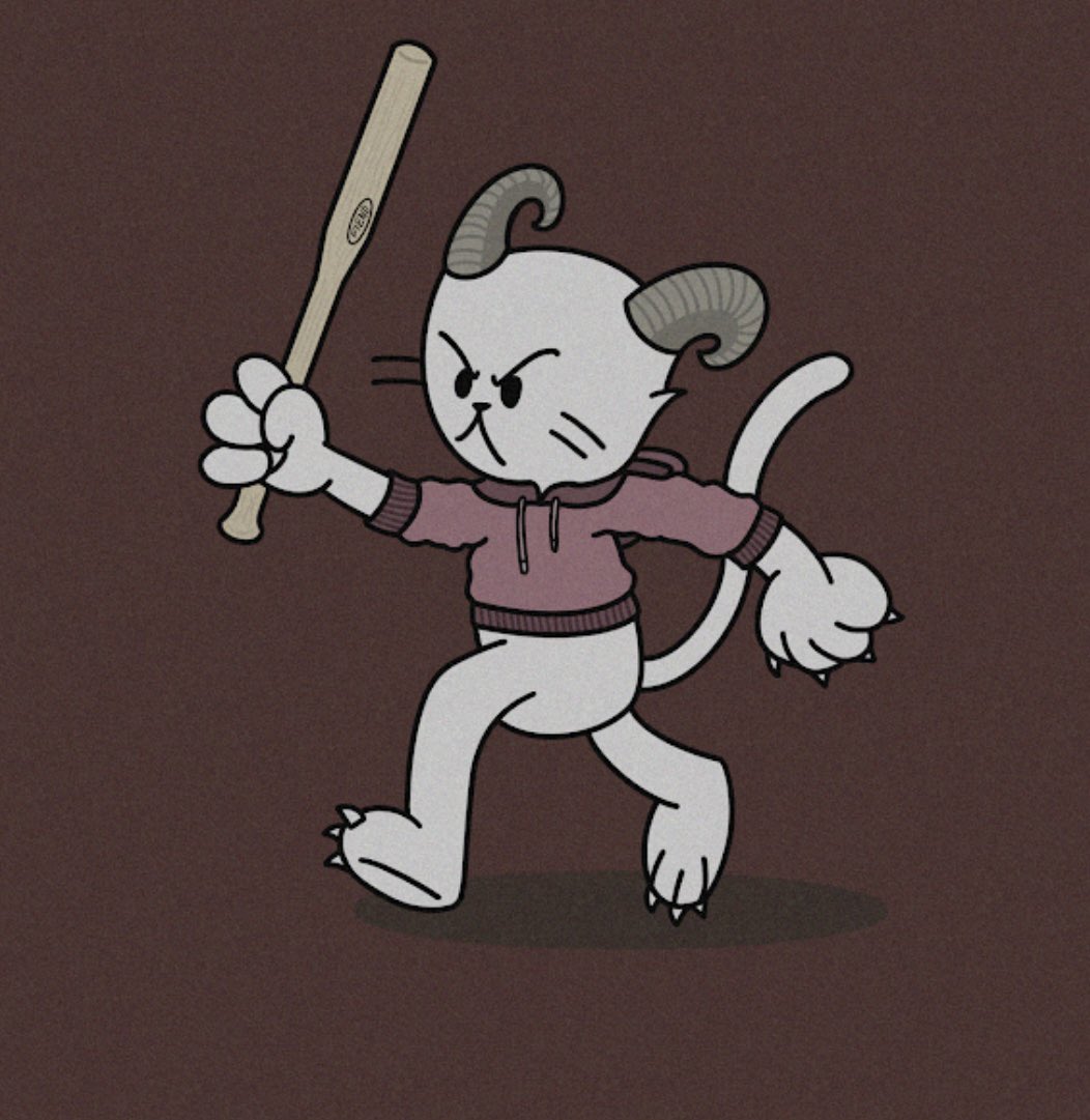 PomPomsPC's tweet image. Just joined the @FelineFiendz family do we all follow each other? #NFT