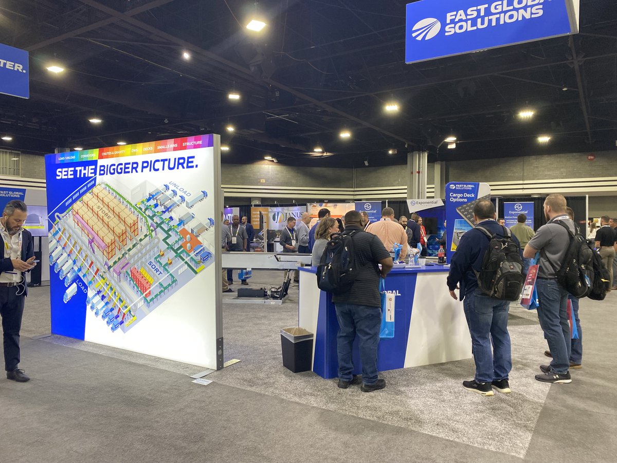 FASTequip's tweet image. It's #MODEX2022 week and we're having a ball talking about our conveyor solutions including our single-stage Wolverine. Visit us at B1013 all week!