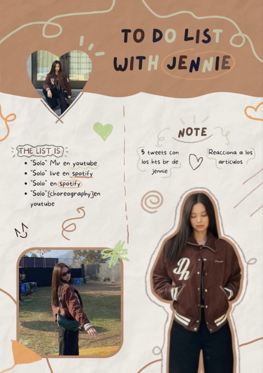 namjoonmibb's tweet photo. to do list w jennie 🍂
 -@streamforjen 

블랙핑크 제니 #JENNIE #제니 @BLACKPINK https://t.co/hnFMVjlMkY
