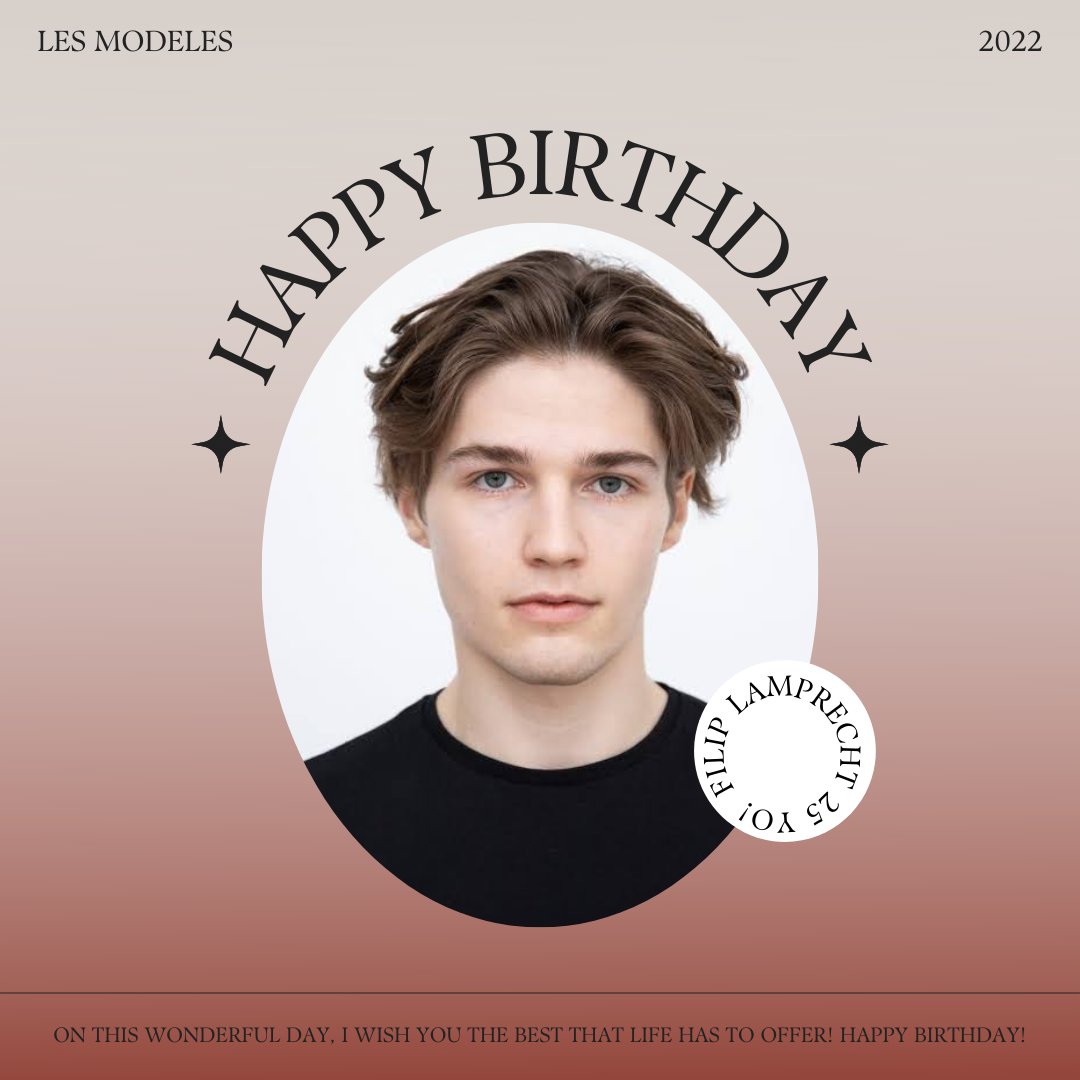 LESMODELEIS's tweet photo. ︎
 ︎ 
        Happy Birthday Day, Filip!
        Congrats on another trip 
        around the sun! I hope this day 
        is full of cake, memories, and  
        fun.
        @filamprecht 🎂🥂💖
        
 ︎ https://t.co/aRP6vkKwtJ