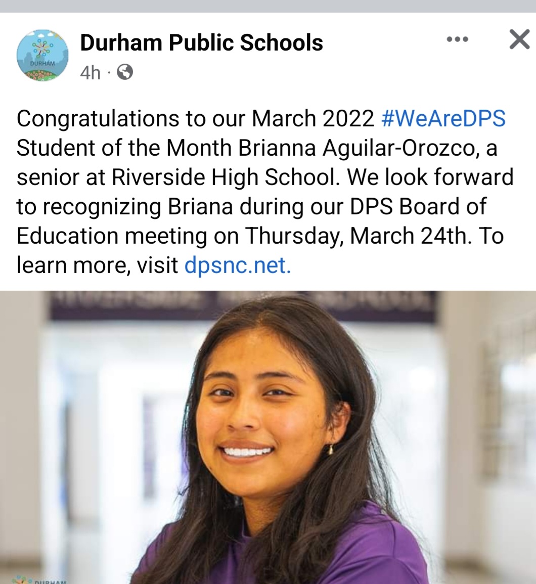 RiversideCdc's tweet photo. We love Brianna! CTE-PLTW! https://t.co/rss55Jpc15