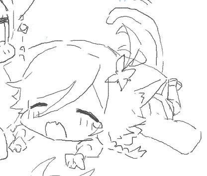 絵チャでイケメン練習したよってフリート!
※ちょっとタル鍾っぽい 