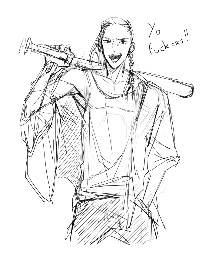 movie Draken and kiyomasa's bat living rent free in my head 