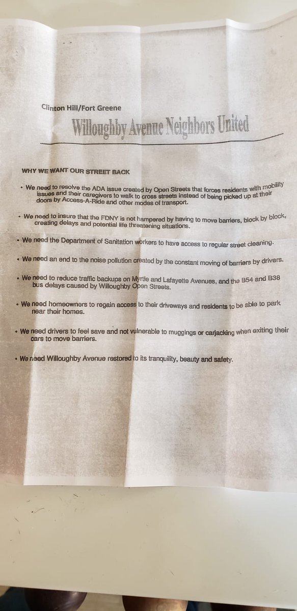 MikeLydon's tweet photo. All of these points have no grounding in fact. Full stop. But the last one… oh the last one though… gotta love that restoring vehicular traffic will bring “tranquility, beauty, and safety.” 😂 https://t.co/Bf0bGWfcVb