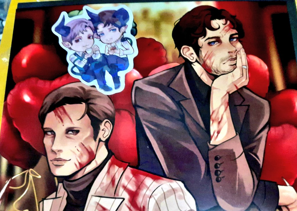 ColleenDonald25's tweet photo. @vgen_01 My order arrived and I am so excited. The Hannistag and Willstag pins are phenomenal. 😍 I adore the stickers and the prints are beautiful.  😍 Thank you so much! 😃
#FannibalFamily https://t.co/rskrlenzxg